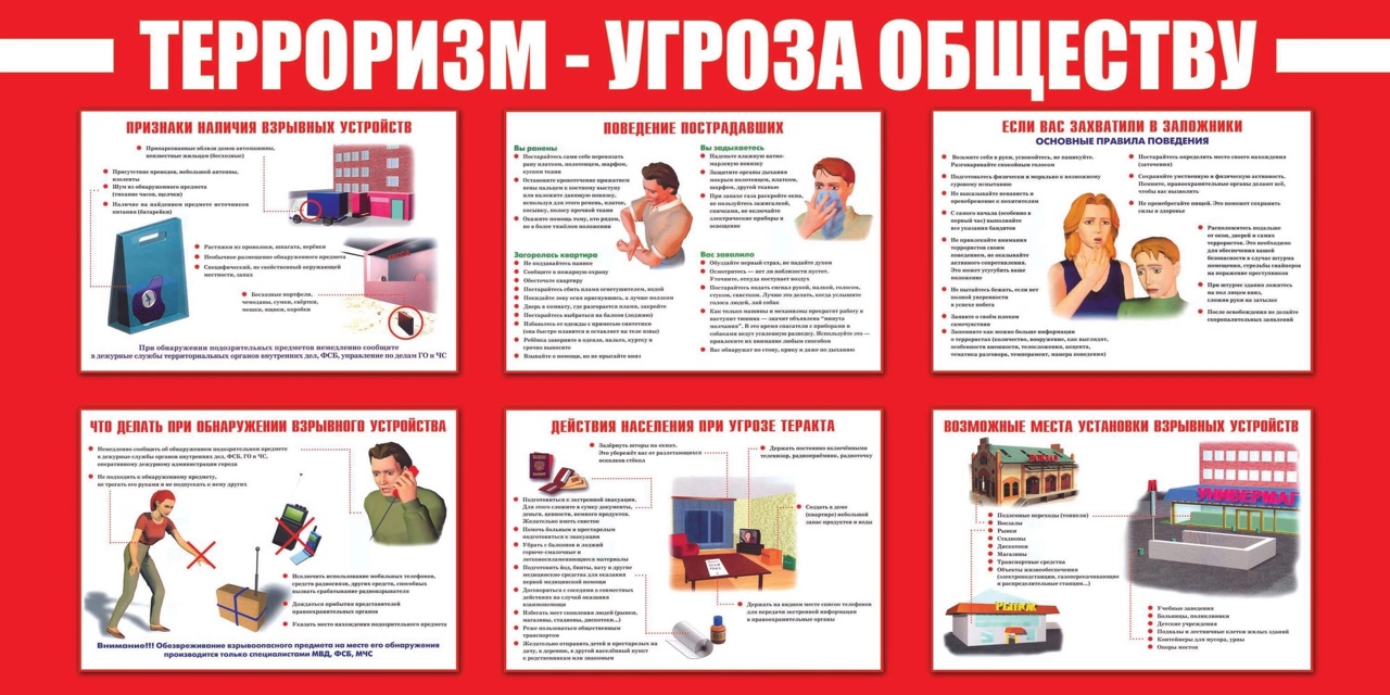 Как нужно вести себя в условиях потенциальной угрозы актов терроризма совершения.